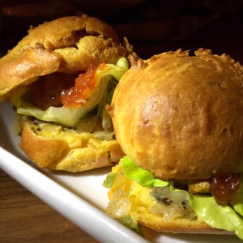 Sarma - Pork belly bunuelo - delicious - a mini pork belly burger - almost like a Taiwanese Gau Bao - Middle Eastern Near Me - Somerville, Massachusetts