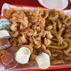 Pier 8 - Shrimp and onion rings