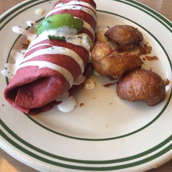 Dilly Diner - Breakfast burrito with breakfast potatoes - Sandwiches Near Me - Tulsa, Oklahoma