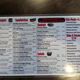 Chubby's Cafe - Menu (Mar 2025) - menu, sushi and sashimi - Burgers Near Me - Springville, Utah