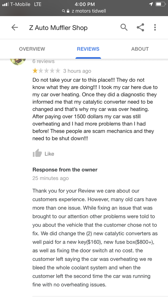 Z AUTO MUFFLER SHOP Updated July 2024 2413 Tidwell Rd, Houston