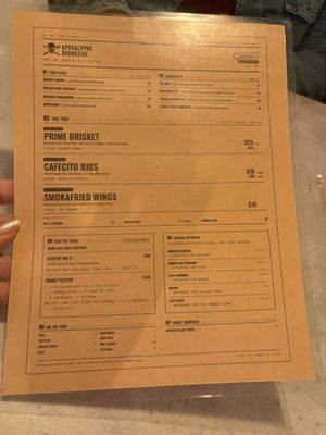 Menu photo 2 Apocalypse BBQ Miami, FL Menu photo 2 Apocalypse BBQ Miami, FL