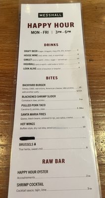 Menu photo 1 MESSHALL Los Angeles, CA