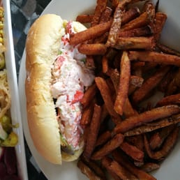 Lobster roll, $15 Lobster roll, $15