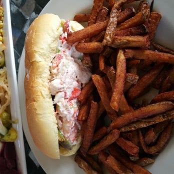 The Waterfront - Lobster roll, $15 - Salad Near Me - Niagara-on-the-Lake, Ontario The Waterfront - Lobster roll, $15 - Salad Near Me - Niagara-on-the-Lake, Ontario