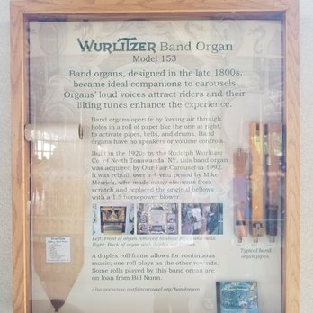 Cafesjian’s Carousel - Wurlitzer Band Organ information board - Carousels Near Me - Saint Paul, Minnesota Cafesjian’s Carousel - Wurlitzer Band Organ information board - Carousels Near Me - Saint Paul, Minnesota