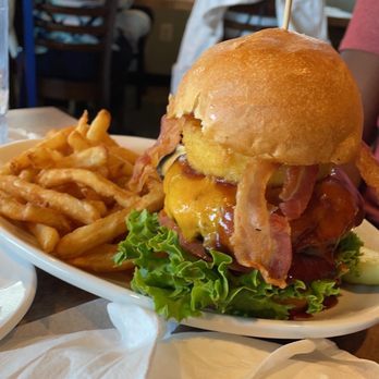 The Lighthouse Restaurant & Dock Bar - Colossal Burger - this was enormous! - Bars Near Me - Solomons, Maryland The Lighthouse Restaurant & Dock Bar - Colossal Burger - this was enormous! - Bars Near Me - Solomons, Maryland