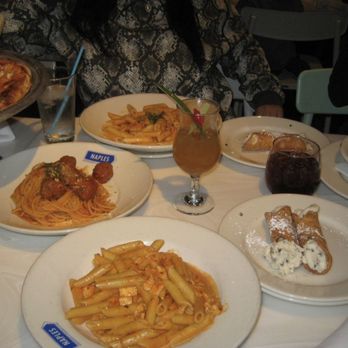 Naples Ristorante E Bar - Aperol Spritz Scarlet Heart CARNIVORO RIGATONI CARBONARA ALL' AMERICANA SHRIMP PENNE ALLA VODKA - Italian Near Me - Anaheim, California