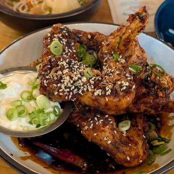 Mott St - Everything Wings* (served with tzatziki) - Asian Fusion Near Me - Chicago, Illinois