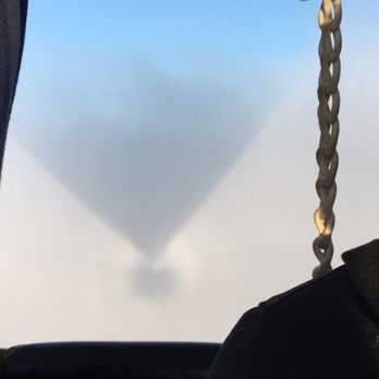 Adventure Balloon Rides - Our shadow in the clouds. See the rainbow around us? It's called glory - Hot Air Balloons Near Me - Perris, California Adventure Balloon Rides - Our shadow in the clouds. See the rainbow around us? It's called glory - Hot Air Balloons Near Me - Perris, California
