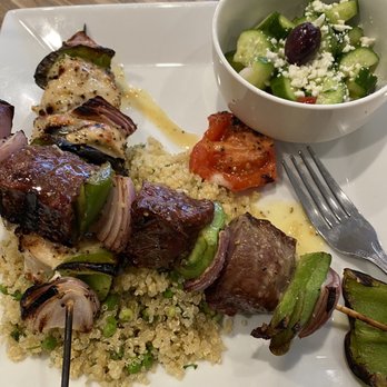 Ember & Greens - 5 spice skewers. - New American Near Me - Houston, Texas