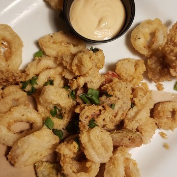 Buttonwood Grill - Salt &Pepper Calamari was very bland and not crisp enough. - New American Near Me - Lahaska, Pennsylvania Buttonwood Grill - Salt &Pepper Calamari was very bland and not crisp enough. - New American Near Me - Lahaska, Pennsylvania