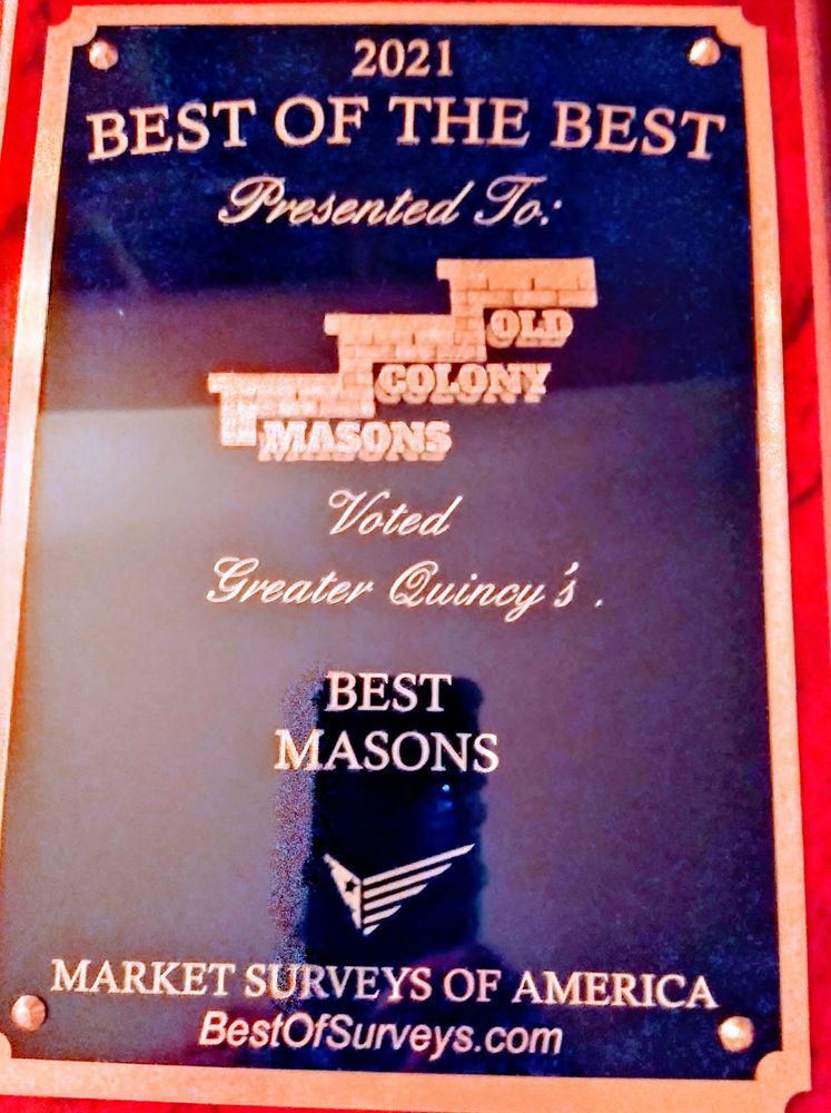 OLD COLONY MASONS Updated September 2024 48 Photos Quincy
