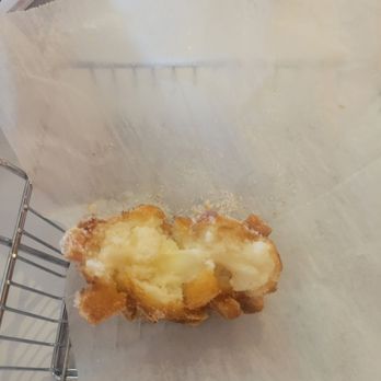 DHC Chicken - Potato & Mozzarella Corn Dog. Outside tasted like a waffle.   Very tasty. - Korean Near Me - Columbus, Ohio