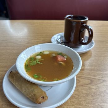 Thai Town Cuisine - 2. Spring Rolls and soup (lunch special) - Thai Near Me - Indianapolis, Indiana Thai Town Cuisine - 2. Spring Rolls and soup (lunch special) - Thai Near Me - Indianapolis, Indiana