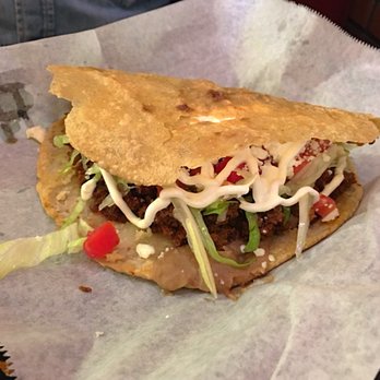 Machete - a close up of a taco sandwich - Mexican Near Me - Birmingham, Alabama Machete - a close up of a taco sandwich - Mexican Near Me - Birmingham, Alabama