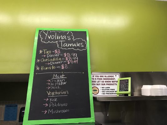 Menu photo 4 Yvolina's Tamales Chicago, IL