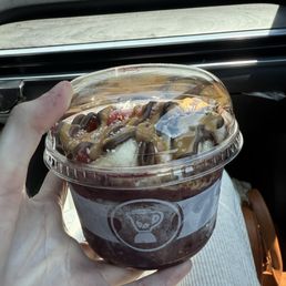 Good Good Chocolate Bowl with peanut butter added.