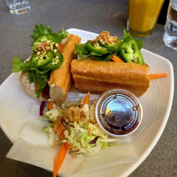 Banh Mi Up - Roasted Pork Belly Banh Mi w/ Cloeslaw $14.00 - Vietnamese Near Me - Portland, Oregon