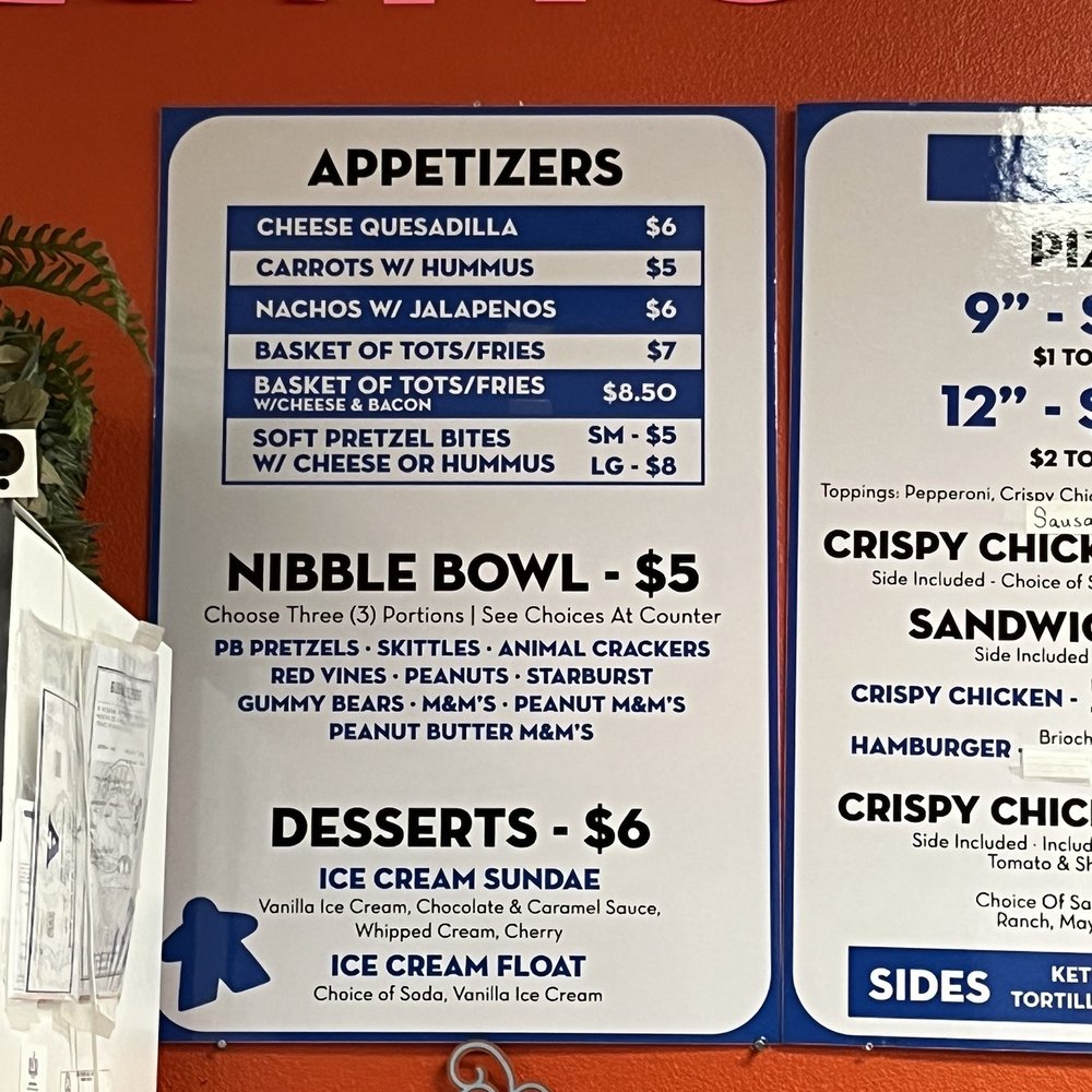Meepleville Board Game Cafe - Menu - Tabletop Games Near Me - Las Vegas, Nevada