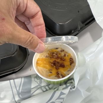Chicken Salad Chick - We didn't order this soup? - Salad Near Me