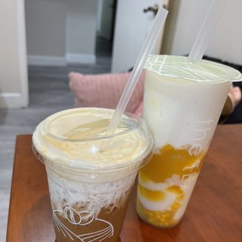 The Tea - Left to right: Seasalt Cream OG, Coco Mango - Coffee & Tea Near Me - Monterey Park, California The Tea - Left to right: Seasalt Cream OG, Coco Mango - Coffee & Tea Near Me - Monterey Park, California