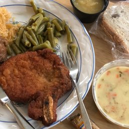 Fried pork chop, Dill Pickle Soup Fried pork chop, Dill Pickle Soup