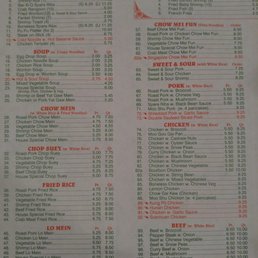 Menu left half