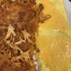 American cheese omelette, soooo good!
