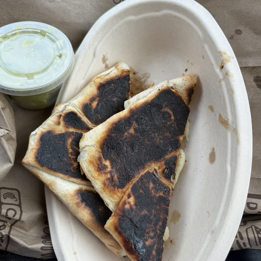 Burnt and cheeseless Build Your Own Quesadilla Burnt and cheeseless Build Your Own Quesadilla