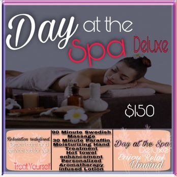 Handz on Massages - Day at the Spa (Deluxe) - Massage Near Me - Lancaster, California Handz on Massages - Day at the Spa (Deluxe) - Massage Near Me - Lancaster, California