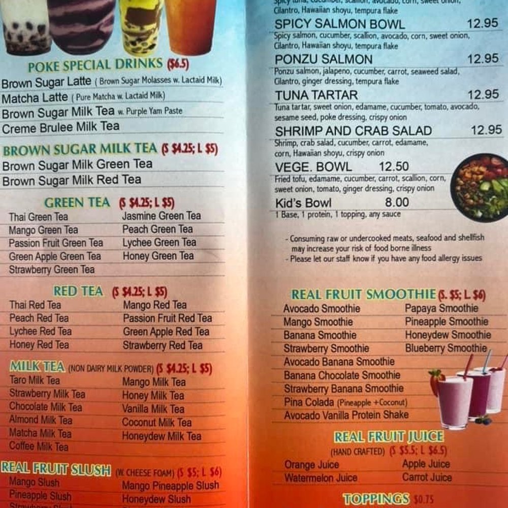 Poke Express - Menu - Coffee & Tea Near Me - Fair Lawn, New Jersey Poke Express - Menu - Coffee & Tea Near Me - Fair Lawn, New Jersey