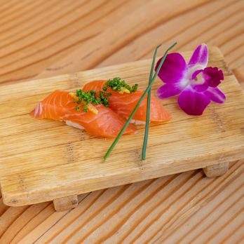 Saloon Osaka - Salmon Nigiri - Sushi Bars Near Me - El Segundo, California Saloon Osaka - Salmon Nigiri - Sushi Bars Near Me - El Segundo, California