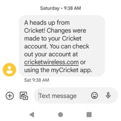 Cricket Wireless Authorized Retailer - The initial message something was wrong.