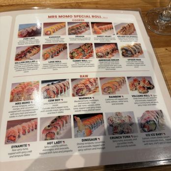Mrs Momo Sushi - Menu - Pan Asian Near Me - Warwick, Rhode Island