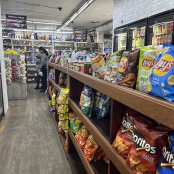 Bryte Way Market - shelves of chips and snacks - Grocery Near Me - West Sacramento, California