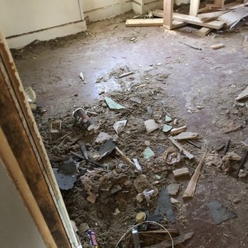 All Exteriors - How work site was left everyday. They also poured tons of cement in the trench in my property. - Roofing Near Me - Easton, Maryland All Exteriors - How work site was left everyday. They also poured tons of cement in the trench in my property. - Roofing Near Me - Easton, Maryland