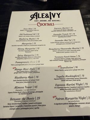 Menu photo 4 Ale & Ivy Spring, TX