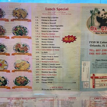 Ok China Restaurant - Lunch prices - Chinese Near Me - Orlando, Florida Ok China Restaurant - Lunch prices - Chinese Near Me - Orlando, Florida