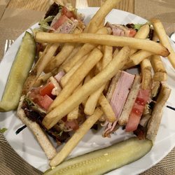 Caffe Milano Restaurant - Turkey club sandwich
