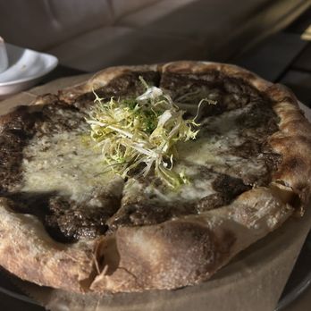 Skyhigh - Black truffle and fontina cheese pizza - Bars Near Me - Philadelphia, Pennsylvania