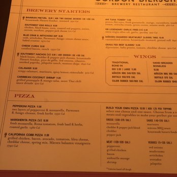Gordon Biersch - Starters & pizza menu - New American Near Me - Myrtle Beach, South Carolina Gordon Biersch - Starters & pizza menu - New American Near Me - Myrtle Beach, South Carolina