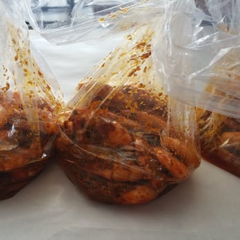 Let's Sea - 3 pounds of shrimp with the threesome seasoning (cajun, lemon pepper and garlic) BOMB! - Seafood Near Me - South Gate, California Let's Sea - 3 pounds of shrimp with the threesome seasoning (cajun, lemon pepper and garlic) BOMB! - Seafood Near Me - South Gate, California