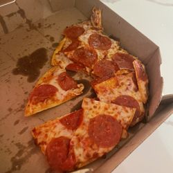 Domino's Pizza - Their nasty pizza thrown into the box by a mad waiter who "didn't " get a good tip which was 20%