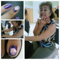 Getting ready for Mother's Day... I like that I make an appt and they're ready at that time. Beautiful nail art, too!
