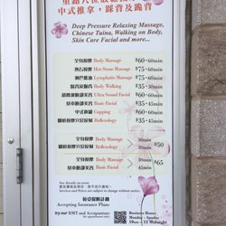 May Blossom Spa - Price list (July 2019)