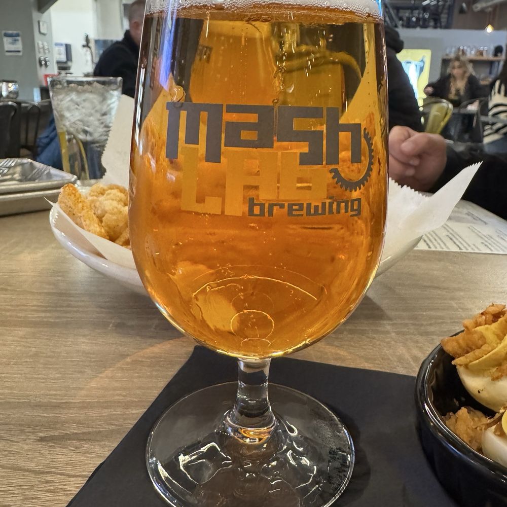 Mash Lab Brewing & Kitchen - Blood Orange Mimosa Sour - American Near Me - Windsor, Colorado Mash Lab Brewing & Kitchen - Blood Orange Mimosa Sour - American Near Me - Windsor, Colorado