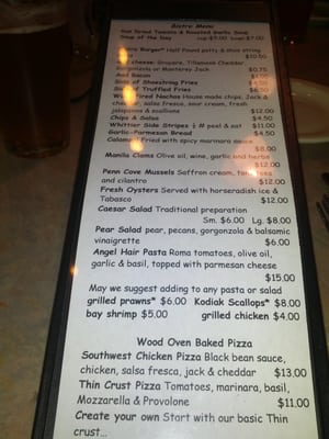 Menu photo 3 Southside Bistro Anchorage, AK