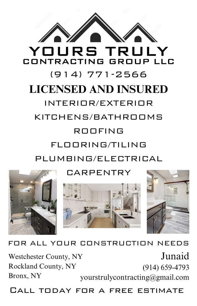 Slide of Yours Truly Contracting Group
