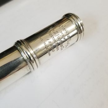 Professional Band Instrument Repair - Haynes hand made flute, in for an overhaul,sterling silver body and head joint,this was a fun restoration project - Musical Instrument Services Near Me Professional Band Instrument Repair - Haynes hand made flute, in for an overhaul,sterling silver body and head joint,this was a fun restoration project - Musical Instrument Services Near Me
